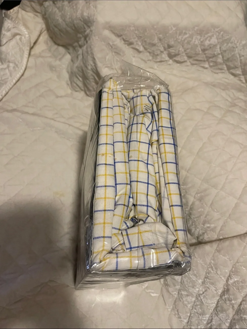 NWT RALPH LAUREN  BOYLESTON PLAID QUEEN SHEET SET 🩵💛